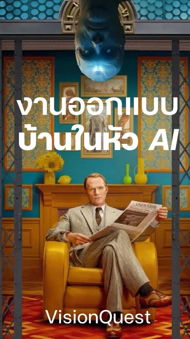 🏰 งานออกแบบฉากบ้านจิตใต้สำนึกของ Vision ใน VisionQuest 🛋️ มีองค์ประกอบน่าสนใจเยอะมากจริงๆ .